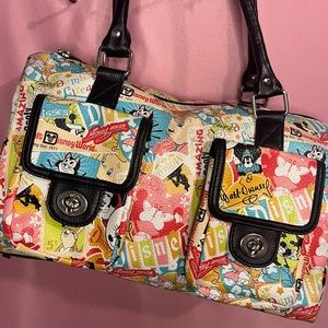 Disney Handbag - Classic Collage Purse - Mickey Mouse & Friends